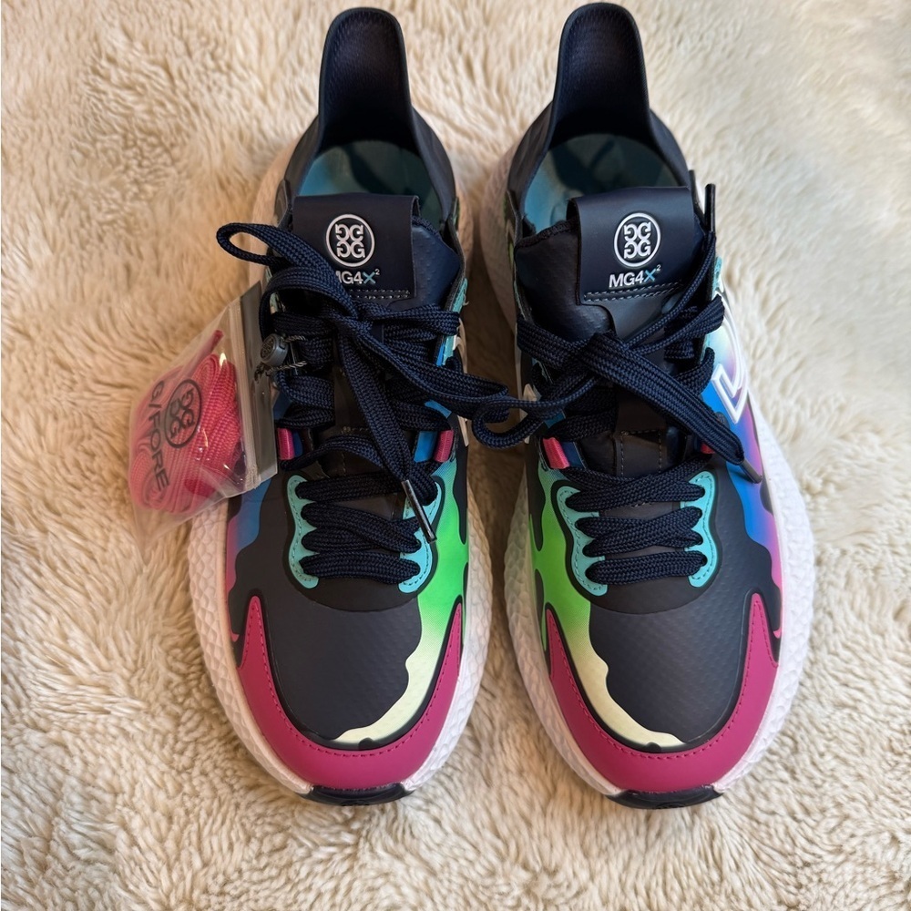 G/FORE Navy and Black Sneakers - Picture 2 of 10